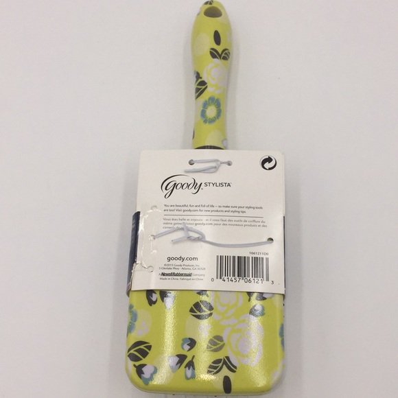 2 Goody Stylista Paddle Hair Brushes Blue & Yellow - Picture 8 of 9